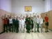 Grupa II rozpocz�a turniej od pami�tkowej fotografii z samurajem Mesushi Miyamotorem, kt�ry musia� nas opu�ci� w celu udania si� do ... ambulatorium. 