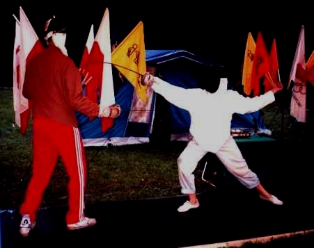 Lekcja fechtunku
