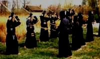 Kendo - trening szermierzy
