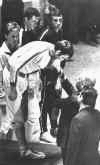 Hawana - mistrzostwa �wiata w szermierce w 1969 r. - dekoracja medalist�w indyw. w szpadzie