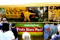 Piknik w ogrodach u pa�stwa Zanussuch - sponsor : Biuro Podr�y TRIADA. Nagrody ufundowali : G DATA - producent oprogramowania oraz Fundacja "Szansa"