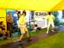 Na planszy panowa�y r�ne style walki oraz ... mody w szermierczych ubiorach. Na pierwszym planie : Miko�aj w stylu "letnim" (go�e nogi)